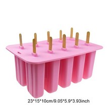 슬러쉬기계 얼음틀 얼음트레이 아이스크림 몰드 메이커 큐브 가정용 다이닝 바 용품, A 10 Holes Pink