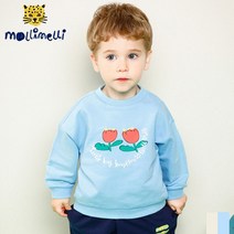 [몰리멜리]블로썸맨투맨티셔츠