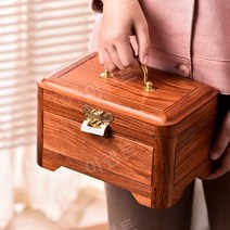 현금예단함 봉채함 예단비 봉채비 드리는법, 버마산 자단 단판(빨간선 수납함)