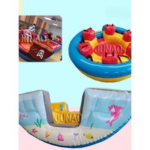 에어바운스 에어바이킹 해적 수박 튜브 4인승 놀이체육, 해저 셰이커 팽창식