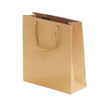 OGX048048[도매포유]크라프트쇼핑백(1호)11.5x14.5x6 10매입, 1