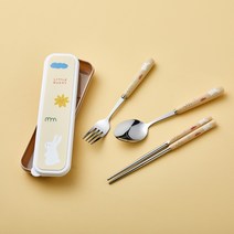 모던하우스 충장 리틀버디 휴대용수저1벌세트_베이지, 베이지