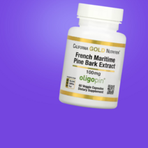cg땡 french maritime pine bark extract 1OOmg 캘리포니아골드 올리고 핀 소나무껍질 추출물 피크노제놀 Pycnogenol [6O정*1병]