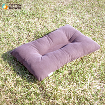 코튼샤워 통째로 빨아쓰는 기능성 경추 숙면 낮은 베개 코튼피쉬 M 쿨베개, 바이올렛