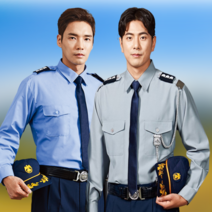 티뷰크 TBUC 경비복 근무복 유니폼 셔츠, 2XL, 6.경비복06(퍼플)