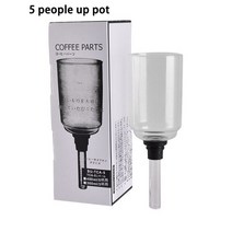 사이폰커피 사이펀 커피 포트 세트 3/5 인 필터 내열 유리 수동 360ml/480ml, 14 5people up pot