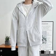 기모 후드집업 커플룩 후드자켓 후드집업코디 오버핏