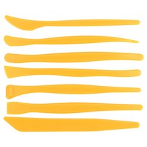지점토 공예 조각칼 세트 재료 찰흙 칼 점토용 조각도 끌 도구 클레이 7p B