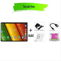 qr코드단말기 인강용태블릿 2.5d 스틸 스크린 10.1 인치 3g 전화 태블릿 pc, 번들 1, 협력사, 검은 색