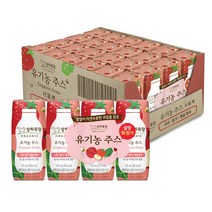 상하목장 유기농주스 사과딸기케일 125ml 24팩