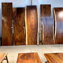 호두나무 식탁 세트 월넛 4인용 6인용 북미산산 호두 상판 원목 테이블 통판, 소장 또는 추가구매 고객서비