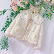 샤이 프릴레이스 카라 양털자켓 아동복 여자아동복 여아옷 여아의류 아동자켓 여아자켓 등원룩 나들이룩 쌍둥이룩 자매룩 유아동복 유아자켓