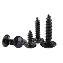 탄소 스틸 블랙 우드 트러스 나사 셀프 태핑 M3 M5 10 개, 01 12mm_03 M5 (10pcs)