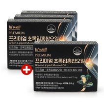 하이웰 뉴질랜드 초록입홍합오일 60캡슐 3+1 (총240캡슐), 단품, 단품