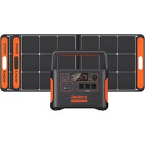 재커리 Jackery 태양광 발전기 1500 태양 휴대용 전원 공급 장치, 1534Wh+100W x 2 + 1개