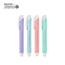 제노 삼각 샤프식 지우개, 2개, 바이올렛