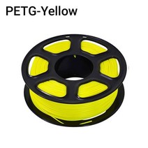 TOPZEAL 고품질 PLA/ABS/PETG/TPU/나일론 3D 프린터 필라멘트 1.75mm 스풀 및 10M * 10 색상 샘플 인쇄 재료, PETG Yellow+이스라엘