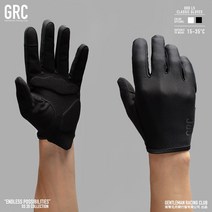 GRC 자전거 장갑 남성과 여성을위한 검은 S-L, S, 블랙