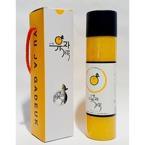 남해 유자차 갈아만든 유자청, 1병, 630g, 630ml