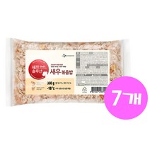 cj제일제당 쉐프 새우볶음밥300gx7개, 1세트