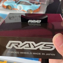 15 BBS/RAYS 미니 알루미늄 합금 단조 휠 허브 고급 레이싱 모델 자동차 인테리어 장식품 장식, [24] RAYS-display
