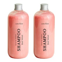 아드시온 내츄럴 오일 퍼퓸드 샴푸 레드 벨벳, 500ml, 2개