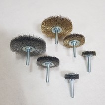 T형 드릴용 스텐 철 와이어 브러쉬 녹제거 산업용 공업용 브러쉬 브러시, T형브러쉬 스텐 75mm, 1개