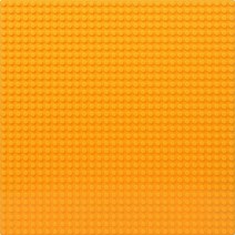 레고 호환 Diy베이스 플레이트 32x32 도트 베이스 크기 25x25cm 장난감 레고 브릭 호환 가능, 06 주황색