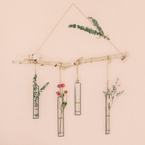 자작나무 행잉 플라워 가랜드 디퓨저 DIY, 디퓨저리필 100ml 우드리드 10pcs-웨딩데이