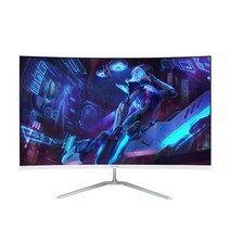 24인치 듀얼 모니터 화면 27 얇은베젤 2k 144hz LCD, 24인치 곡면 화면 흰색