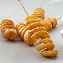 감자튀김 회오리 돌돌 토네이도감자 750g(150gx5개), 1팩, 150g