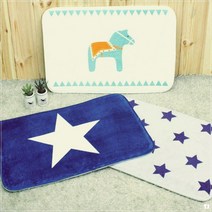 발매트 욕실 사각 주방 인테리어, 모던사슴(단)(종)