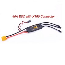 브러시리스 모터 A2212 2212 2200KV 1400KV 40A ESC 6035 8060 프로펠러 SG90 RC 고정 날개 비행기 헬리콥터용 9G 로 서보, [04] 2200KV ESC XT60 plug