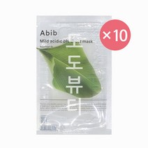 아비브 약산성 pH 시트 마스크 어성초 핏 30ml, 1개입, 10개