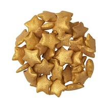 DecoPac Gold Stars Quins 식용 컵케이크 스프링클 설탕 케이크 장식 - 18.5온스