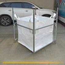 톤백거치대 대형 분리수거함 공사장 마대 포대 걸이, 내부 입구의 너비는 1.1m x 1.1m
