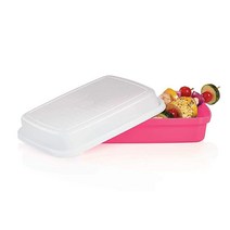 NewTupperware 스몰 시즌 서브 주니어 마리네이드 키퍼 컨테이너 핑크