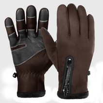 장갑 스포츠 헬스 Hot Winter Gloves for Men Women Motorcycle Cycling Windproof Touchscreen Full Finge, 13 type3-brown_01 S