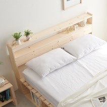 다니엘우드 원목 헤드보드 침대 부속가구 헤드DIY (S SS Q), 수납헤드