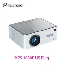 반쿄-VIK M7P M7S 휴대용 프로젝터 안드로이드 9.0 시스템 1920x1080dpi 50000 시간 홈오피스 패셔너블 프로젝터 사용, M7S 미국 플러그_중국