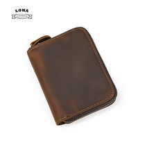 LOHA 빈티지 가죽 지갑 크레이지홀스 가죽 반지갑 1036