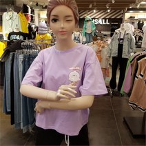 [더데이걸] 논현점 ## 몰랑이 반짝뽀짝 아이스크림 티셔츠 ### 여름 박시 # 크게 나왔어요 라운드 반팔 귀여운 몰랑이티셔츠 추천 초등여아