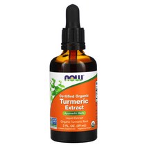 NOW Foods 인증 강황 추출물 2 fl oz(59 ml) 투머릭 커큐민 강황, 1개