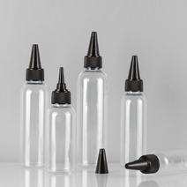 다올마켓 뾰족캡 용기 소분통 오일통 샘플공병 20ml 30ml 60ml 100ml, 투명캡 20ml
