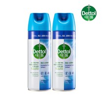 데톨 항균 스프레이 크리스프브리즈 450ml x2개 뿌리는 살균 소독