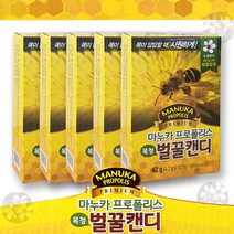 마누카 프로폴리스 목청 벌꿀캔디 5갑