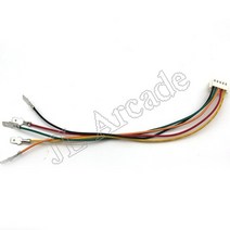 vewlix 뷰릭스 5pin 조이스틱 케이블 와이어 하네스 아케이드 sanwaseimitsu 스틱 연결 용 4.8mm 8p 5p 커넥터 usb 인코더 diy 부품, 하얀