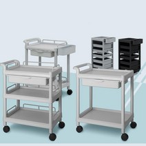 병원 식당 주방 미용실 매장 이동식 핸드카트 배식대차 주방카트 웨건, 1개, CART-101A