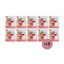 포켓몬빵. 당일 배송.삐삐의 크린베리넛츠 브라우니 10봉(러블리 띠부씰), 10개