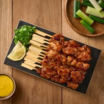[미드운] 순살 수제 양념닭꼬치 숯불구이용 닭꼬치 200g/720g 매콤한맛/기본맛, 닭양념중꼬지200g (매콤한맛) 1팩